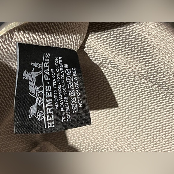 Hermes Canvas Bride-A-Brac Pouch - Picture 8 of 10